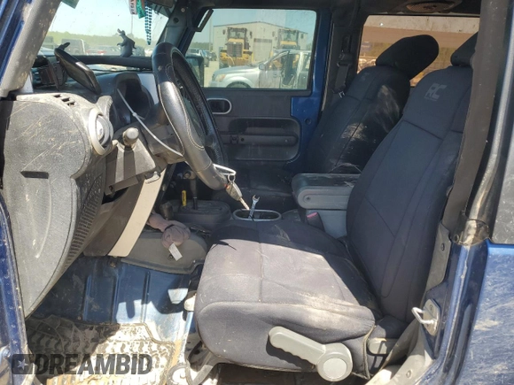 2010 Jeep Wrangler Sport with VIN 1J4AA2D11AL218913, listed as a Copart auction lot 53308135 with Not Provided miles and Salvage Title. Bid and sale history available at carsss.com. Image 7.