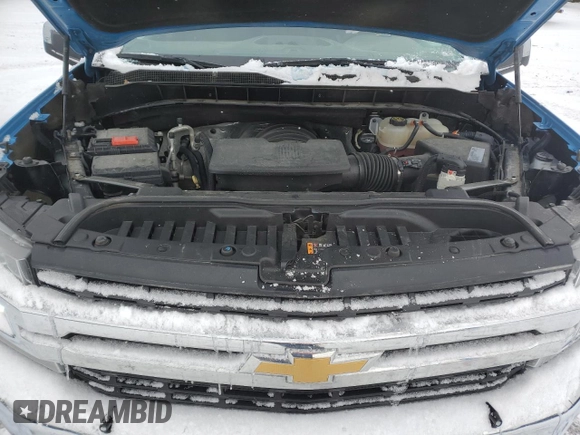2021 Chevrolet Silverado 1500 LT with VIN 1GCRYDED2MZ159610, listed as a Copart auction lot 88875575 with 96,643 mi miles and Salvage Title. Bid and sale history available at DreamBid. Image 11.