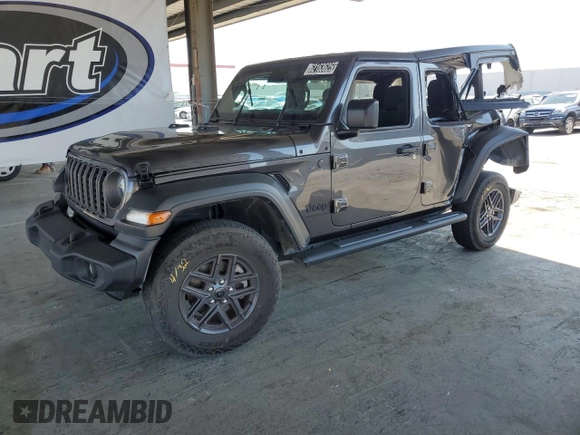 2024 Jeep Wrangler Sport S z VIN 1C4PJXDN4RW272314, wystawiony jako Copart lot #62163625 z przebiegiem 20 568 mil mil oraz Nie do naprawy • Non repairable. Historia ofert i sprzedaży dostępna na DreamBid. Obrazek 1.