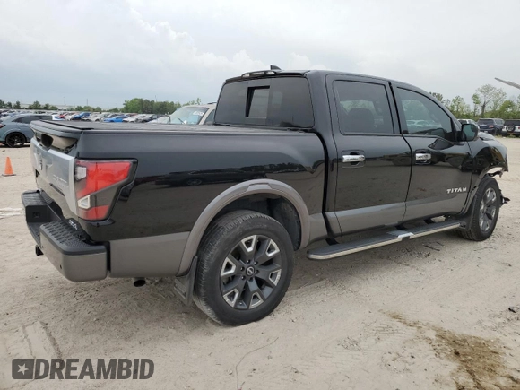 2023 Nissan Titan Platinum Reserve с VIN 1N6AA1ED5PN117960, выставлен на аукционе Copart как лот 50949235 с пробегом 19 754 миль миль и Списание • Salvage title. История ставок и продаж доступна на DreamBid. Изображение 3.