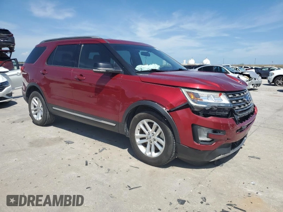 2017 Ford Explorer XLT with VIN 1FM5K7D80HGA31658, listed as a Copart auction lot 62325715 with 108,937 mi miles and Salvage title. Bid and sale history available at DreamBid. Image 4.