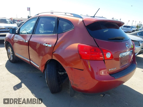 2012 Nissan Rogue SL with VIN JN8AS5MT6CW281257, listed as a IAAI auction lot 41631409 with 145,844 mi miles and . Bid and sale history available at DreamBid. Image 3.
