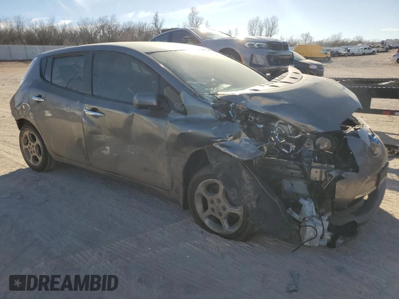 2015 Nissan LEAF S z VIN 1N4AZ0CP6FC303879, wystawiony jako Copart lot #44189424 z przebiegiem Nie podano mil oraz Szkoda całkowita • Salvage title. Historia ofert i sprzedaży dostępna na DreamBid. Obrazek 4.