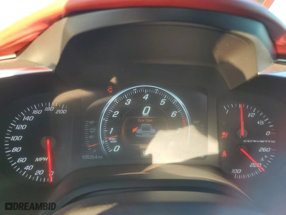 2014 Chevrolet Corvette Stingray Z51 3LT with VIN 1G1YL2D79E5104468, listed as a Copart auction lot 73684144 with 105,354 mi miles and Salvage Title. Bid and sale history available at carsss.com. Image 9.