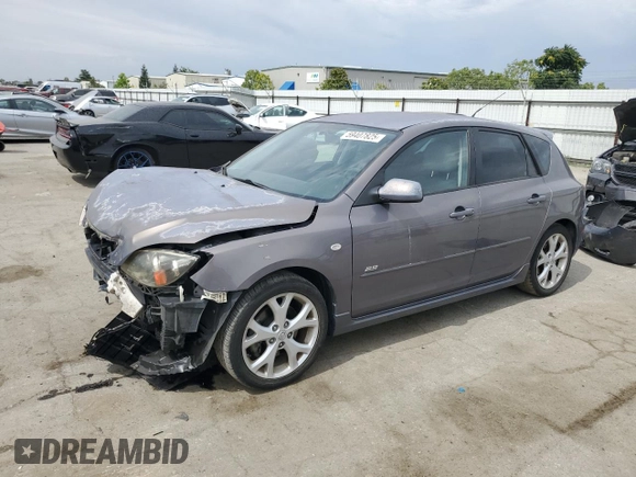 2007 Mazda 3 S Touring z VIN JM1BK344571662713, wystawiony jako Copart lot #59407825 z przebiegiem 107 723 mil mil oraz Szkoda całkowita • Salvage title. Historia ofert i sprzedaży dostępna na DreamBid. Obrazek 1.