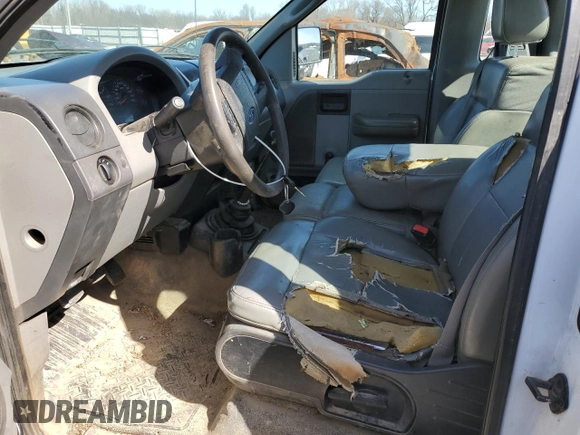 2007 Ford F-150 XL with VIN 1FTRF12207NA83890, listed as a Copart auction lot 87203484 with Not provided miles and Salvage title. Bid and sale history available at DreamBid. Image 7.