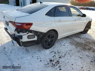 2022 Volkswagen Jetta SE with VIN 3VWEM7BU2NM001980, listed as a Copart auction lot 85855384 with 52,840 mi miles and Salvage Title. Bid and sale history available at carsss.com. Image 3.