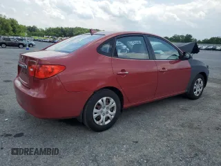 2010 Hyundai Elantra GLS with VIN KMHDU4AD6AU951095, listed as a Copart auction lot 60593945 with 167,597 mi miles and Salvage title. Bid and sale history available at DreamBid. Image 3.