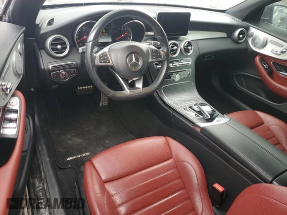 2018 Mercedes-Benz C 300 with VIN WDDWK4JB1JF598633, listed as a Copart auction lot 45662855 with 26,589 mi miles and Salvage title. Bid and sale history available at DreamBid. Image 8.
