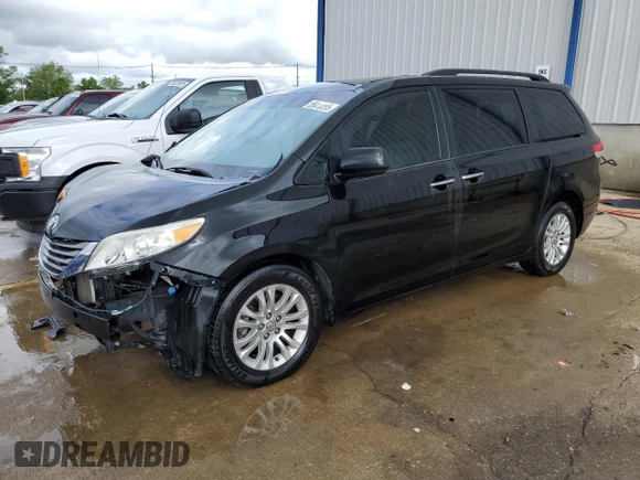 2012 Toyota Sienna XLE AAS z VIN 5TDYK3DC9CS271157, wystawiony jako Copart lot #55418065 z przebiegiem 172 988 mil mil oraz Nie do naprawy • Non repairable. Historia ofert i sprzedaży dostępna na DreamBid. Obrazek 1.
