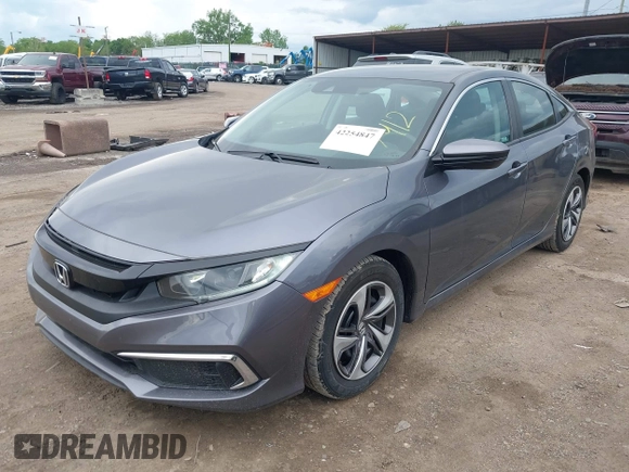 2020 Honda Civic LX z VIN 2HGFC2F62LH547412, wystawiony jako IAAI lot #42254847 z przebiegiem 62 519 mil mil oraz . Historia ofert i sprzedaży dostępna na DreamBid. Obrazek 2.
