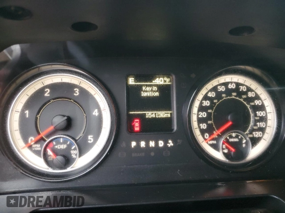2018 Ram 2500 Tradesman with VIN 3C6UR4HL4JG215351, listed as a Copart auction lot 85499464 with 154,136 mi miles and Salvage Title. Bid and sale history available at carsss.com. Image 9.
