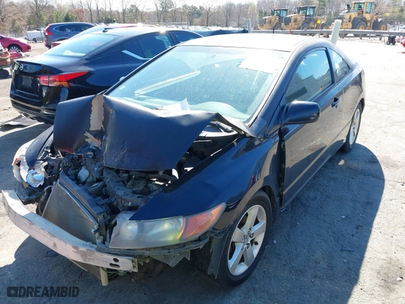2008 Honda Civic Cpe EX-L with VIN 2HGFG12928H514660, listed as a IAAI auction lot 41876723 with 256,821 mi miles. Bid and sale history available at carsss.com. Image 2.