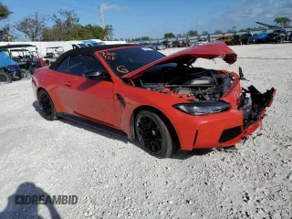 2022 BMW M4 Competition xDrive with VIN WBS33BA09NCK03336, listed as a Copart auction lot 76880103 with 0 mi miles. Bid and sale history available at carsss.com. Image 4.