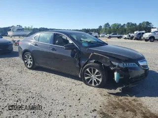 2015 Acura TLX with VIN 19UUB1F38FA014400, listed as a Copart auction lot 53042475 with Not provided miles and Salvage title. Bid and sale history available at DreamBid. Image 4.