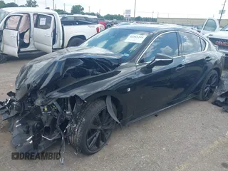 2023 Lexus IS 350 F Sport with VIN JTHGZ1B29P5063389, listed as a IAAI auction lot 42561231 with 10,285 mi miles and . Bid and sale history available at DreamBid. Image 17.