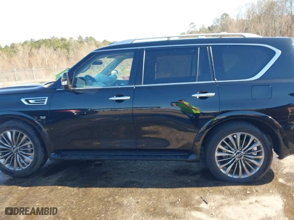 2019 Infiniti QX80 LUXE with VIN JN8AZ2NF6K9688916, listed as a IAAI auction lot 41204507 with NaN miles. Bid and sale history available at carsss.com. Image 14.