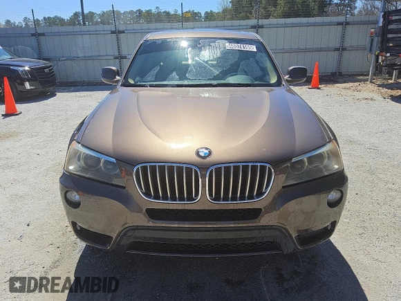 2011 BMW X3 35i with VIN 5UXWX7C50BL730691, listed as a Copart auction lot 48574165 with 140,194 mi miles and Clean Title. Bid and sale history available at DreamBid. Image 5.