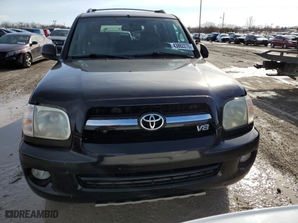2005 Toyota Sequoia SR5 with VIN 5TDBT44A15S242052, listed as a Copart auction lot 43862275 with 278,818 mi miles and Clean Title. Bid and sale history available at carsss.com. Image 5.