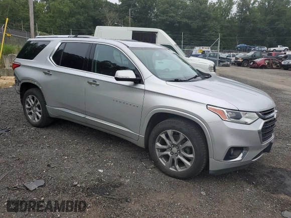 2018 Chevrolet Traverse Premier with VIN 1GNERKKW7JJ114802, listed as a Copart auction lot 69092174 with 97,276 mi miles and Salvage Title. Bid and sale history available at carsss.com. Image 4.