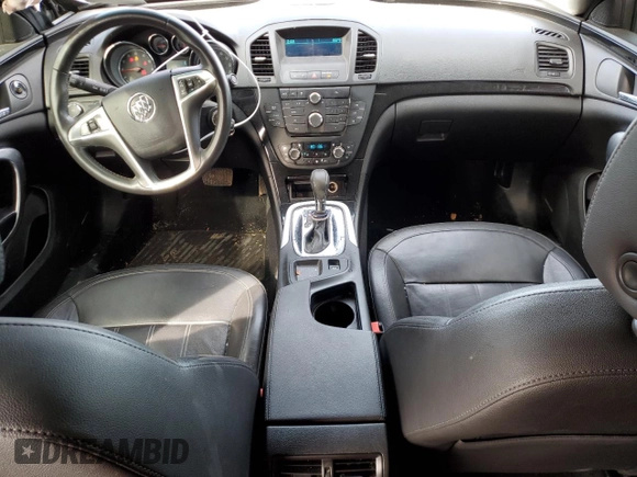 2011 Buick Regal CXL Turbo TO6 with VIN W04G05GV8B1059334, listed as a Copart auction lot 48557985 with 114,945 mi miles and Salvage Title. Bid and sale history available at carsss.com. Image 8.