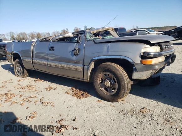 2000 Chevrolet Silverado 1500 LS with VIN 2GCEC19V3Y1241827, listed as a Copart auction lot 83176464 with 0 mi miles and Salvage Title. Bid and sale history available at carsss.com. Image 4.