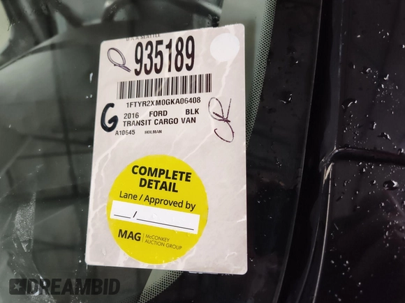 2016 Ford Transit z VIN 1FTYR2XM0GKA06408, wystawiony jako IAAI lot #42818715 z przebiegiem 170 021 mil mil oraz . Historia ofert i sprzedaży dostępna na DreamBid. Obrazek 31.