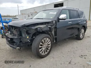 2015 Infiniti QX80 with VIN JN8AZ2NE0F9085926, listed as a Copart auction lot 51132465 with 187,900 mi miles and Salvage Title. Bid and sale history available at carsss.com. Image 1.