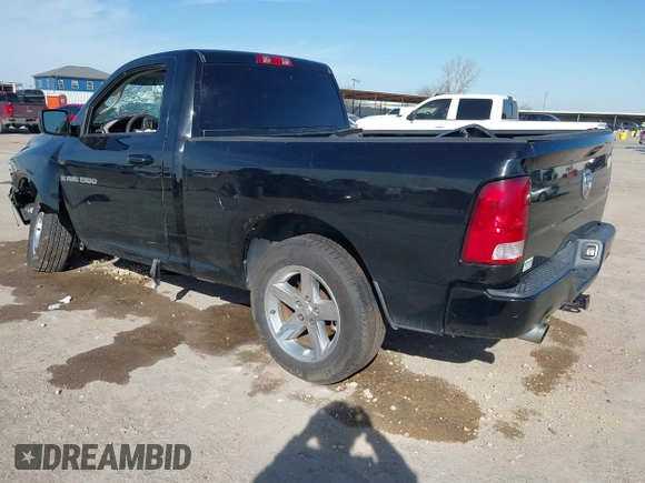 2012 Ram 1500 Express with VIN 3C6JD7AT4CG163056, listed as a IAAI auction lot 41793877 with 155,091 mi miles. Bid and sale history available at carsss.com. Image 3.