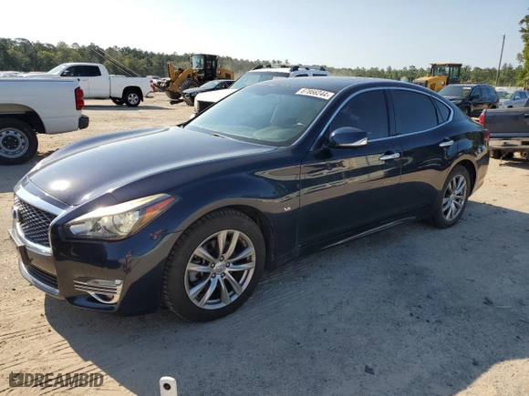 2015 Infiniti M56 with VIN JN1AY1AP5FM150012, listed as a Copart auction lot 67866244 with NaN miles and Salvage Title. Bid and sale history available at carsss.com. Image 1.