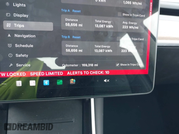 2018 Tesla Model 3 Long Range Battery with VIN 5YJ3E1EA2JF071855, listed as a IAAI auction lot 41314974 with 169,318 mi miles and . Bid and sale history available at DreamBid. Image 7.