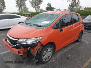 2018 Honda Fit LX with VIN 3HGGK5H51JM715164, listed as a IAAI auction lot 42053436 with 51,204 mi miles and . Bid and sale history available at DreamBid. Image 2.