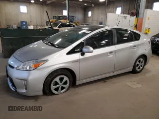 2014 Toyota Prius Four with VIN JTDKN3DU0E1743834, listed as a Copart auction lot 53026505 with 128,378 mi miles and Salvage Title. Bid and sale history available at carsss.com. Image 1.