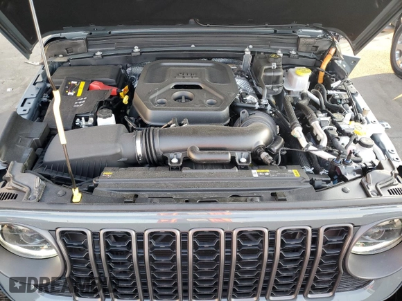 2024 Jeep Wrangler Sport S z VIN 1C4RJXN67RW324020, wystawiony jako Copart lot #74993914 z przebiegiem 2 169 mil mil oraz Szkoda całkowita • Salvage title. Historia ofert i sprzedaży dostępna na DreamBid. Obrazek 12.