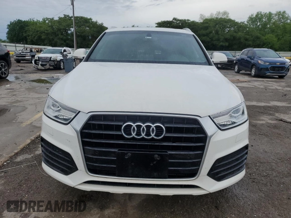 2018 Audi Q3 Premium with VIN WA1BCCFSXJR019611, listed as a Copart auction lot 55286305 with 108,898 mi miles and Salvage title. Bid and sale history available at DreamBid. Image 5.