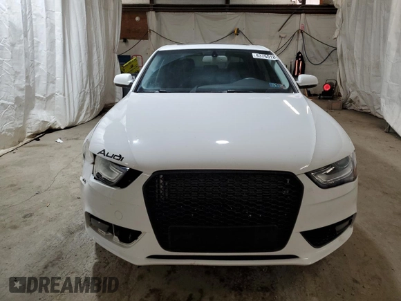 2013 Audi A4 Premium Plus with VIN WAUFFAFL8DN038341, listed as a Copart auction lot 43760185 with 143,668 mi miles and Salvage Title. Bid and sale history available at carsss.com. Image 5.