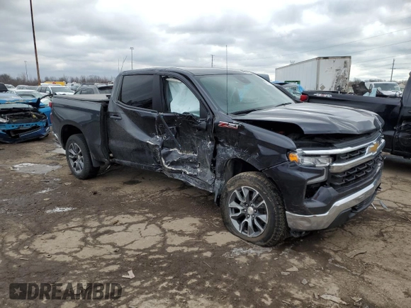 2023 Chevrolet Silverado 1500 LT z VIN 2GCUDDED5P1130573, wystawiony jako Copart lot #43181035 z przebiegiem 21 424 mil mil oraz Szkoda całkowita • Salvage title. Historia ofert i sprzedaży dostępna na DreamBid. Obrazek 4.