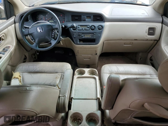 2003 Honda Odyssey EX-L with VIN 5FNRL18933B020997, listed as a Copart auction lot 49858395 with 264,091 mi miles and Salvage Title. Bid and sale history available at DreamBid. Image 8.