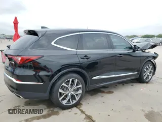 2023 Acura MDX w/Technology Package with VIN 5J8YD9H44PL005733, listed as a Copart auction lot 57445484 with 49,408 mi miles and Clean Title. Bid and sale history available at carsss.com. Image 3.