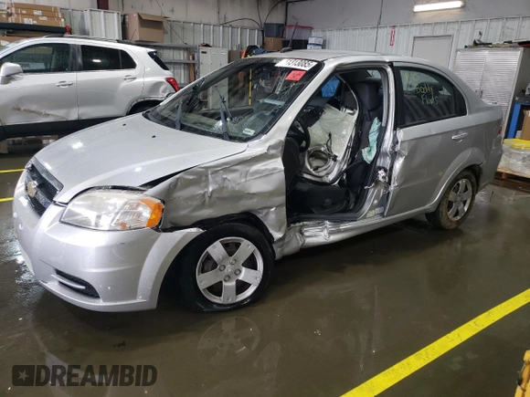 2011 Chevrolet Aveo 1LT z VIN KL1TD5DE6BB154327, wystawiony jako Copart lot #51313085 z przebiegiem 76 402 mil mil oraz Szkoda całkowita • Salvage title. Historia ofert i sprzedaży dostępna na DreamBid. Obrazek 1.