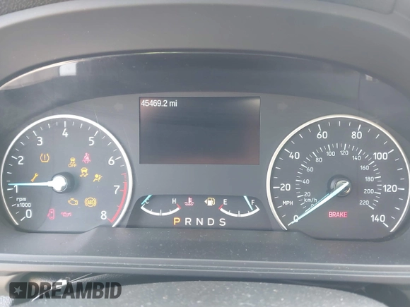 2018 Ford EcoSport SE with VIN MAJ3P1TE8JC199634, listed as a IAAI auction lot 41843443 with 45,469 mi miles. Bid and sale history available at carsss.com. Image 7.