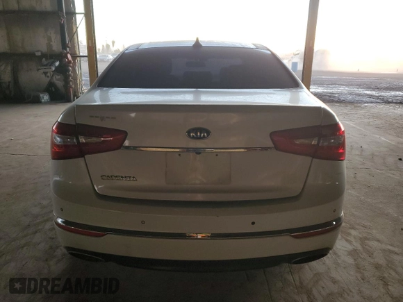 2016 Kia Cadenza Premium with VIN KNALN4D77G5207881, listed as a Copart auction lot 69082114 with 167,870 mi miles and Salvage Title. Bid and sale history available at carsss.com. Image 6.