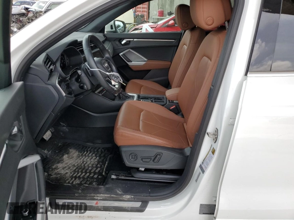 2021 Audi Q3 S line Premium with VIN WA1DECF30M1025884, listed as a Copart auction lot 51396873 with 22,406 mi miles and . Bid and sale history available at DreamBid. Image 7.