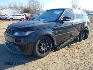 2016 Land Rover Range Rover Sport SVR with VIN SALWZ2EFXGA589337, listed as a IAAI auction lot 41395075 with 71,364 mi miles and . Bid and sale history available at DreamBid. Image 2.