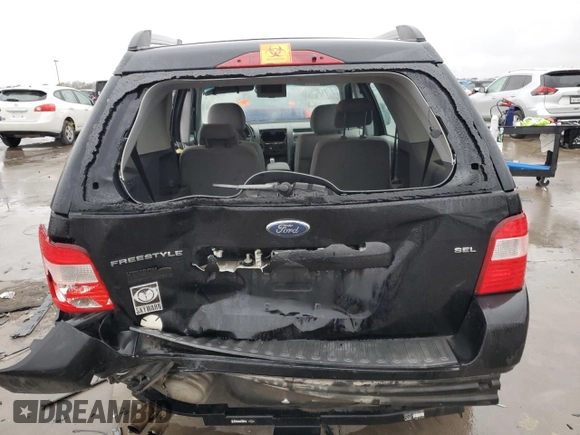 2005 Ford Freestyle SEL with VIN 1FMZK02125GA24706, listed as a Copart auction lot 83833424 with 0 mi miles and Salvage Title. Bid and sale history available at carsss.com. Image 6.