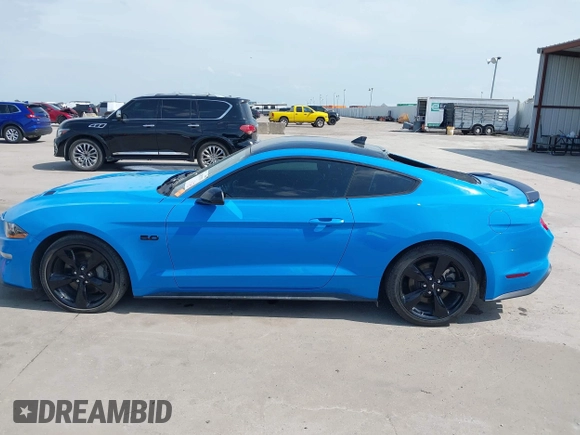2022 Ford Mustang GT with VIN 1FA6P8CF4N5142081, listed as a IAAI auction lot 42057553 with 43,356 mi miles and . Bid and sale history available at DreamBid. Image 14.