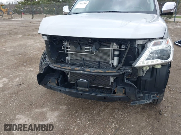 2020 Nissan Armada SL with VIN JN8AY2NC9L9616120, listed as a IAAI auction lot 42092766 with 52,593 mi miles. Bid and sale history available at carsss.com. Image 6.