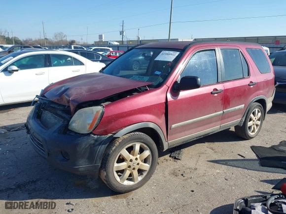 2005 Honda CR-V LX with VIN SHSRD785X5U347177, listed as a IAAI auction lot 41588922 with 238,121 mi miles. Bid and sale history available at carsss.com. Image 17.