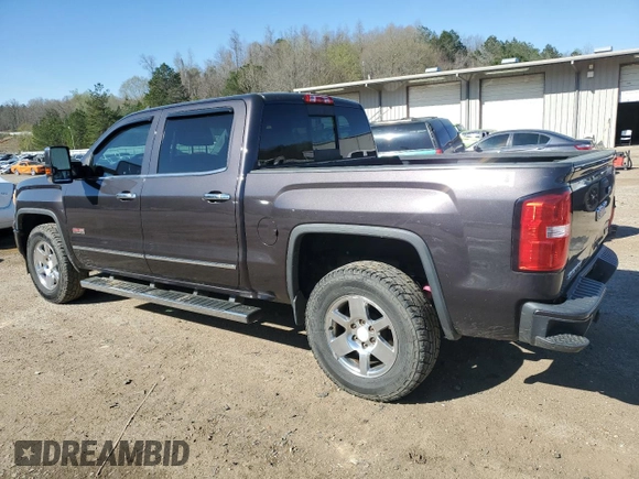 2015 GMC Sierra 1500 SLT with VIN 3GTU2VEC0FG365407, listed as a Copart auction lot 49766005 with 189,496 mi miles and Salvage Title. Bid and sale history available at DreamBid. Image 2.