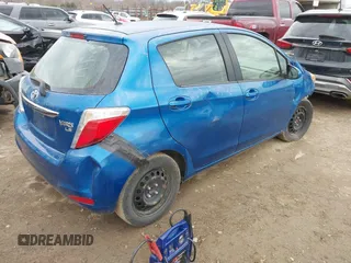 2013 Toyota Yaris L with VIN JTDKTUD37DD544926, listed as a IAAI auction lot 41474717 with 1 mi miles. Bid and sale history available at carsss.com. Image 4.